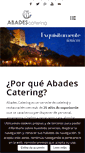 Mobile Screenshot of abadescatering.com